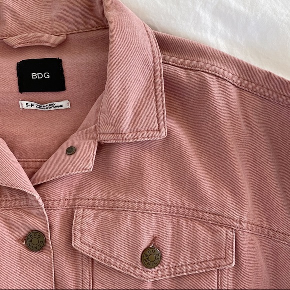 BDG Pink Denim Jacket - Picture 6 of 7